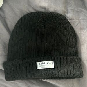 Black adidas beanie